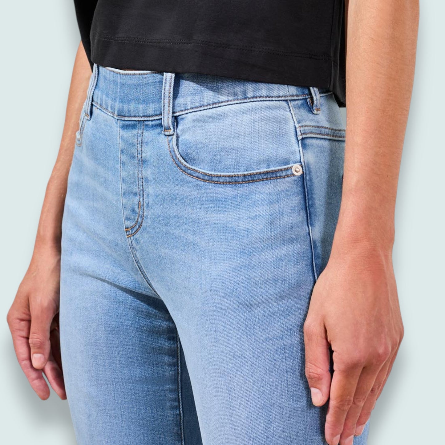 Tribal - Audrey Pull-On Pedal Pusher Jeans