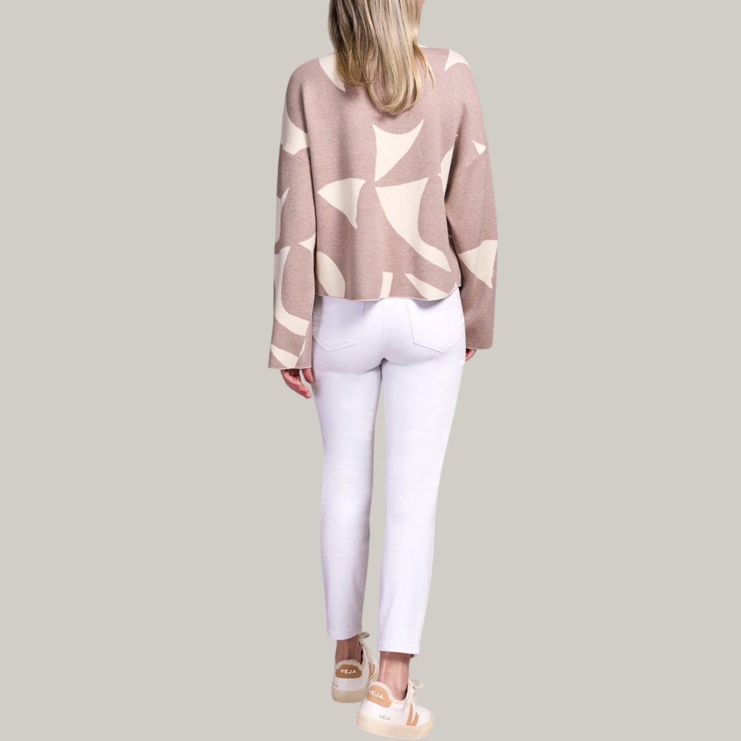 Tribal - Mock Neck Sweater With Pocket