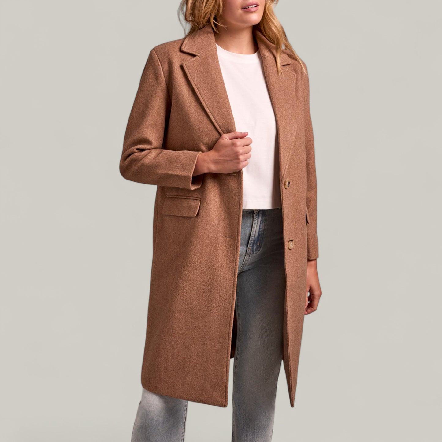 Tribal - Trench Coat With Hoodie