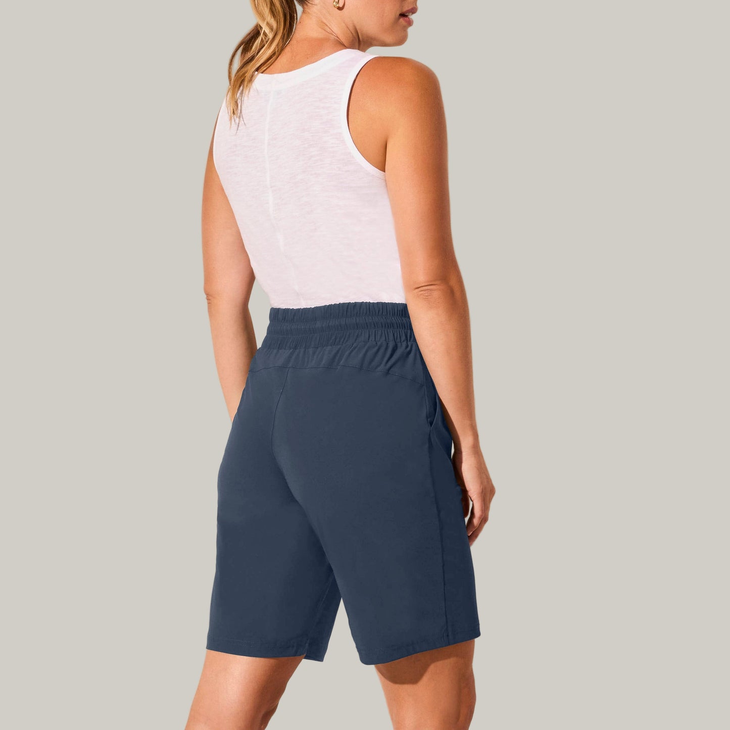 Tribal - 4-Way Stretch Pull-On Shorts