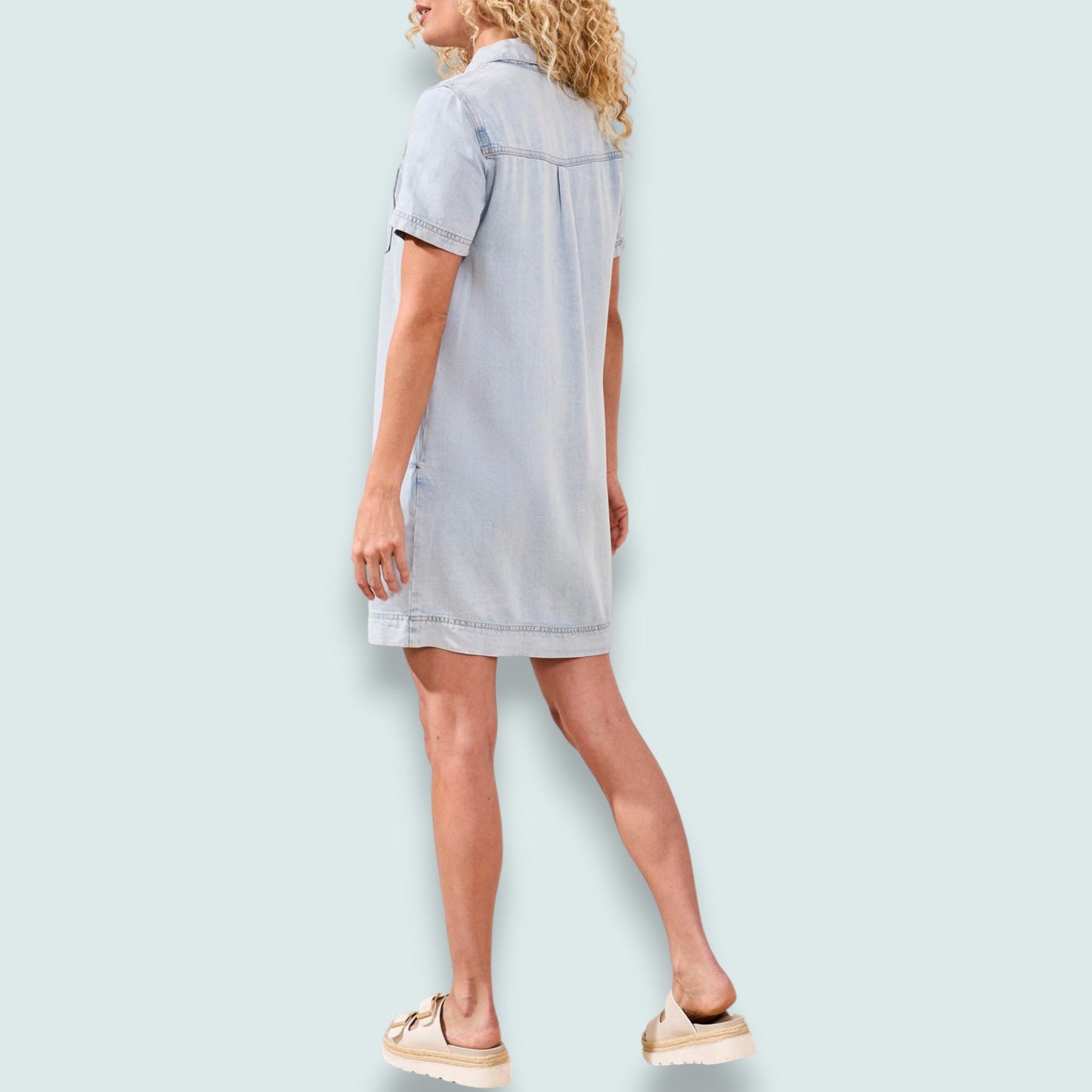 Tribal - Denim Shirt Dress