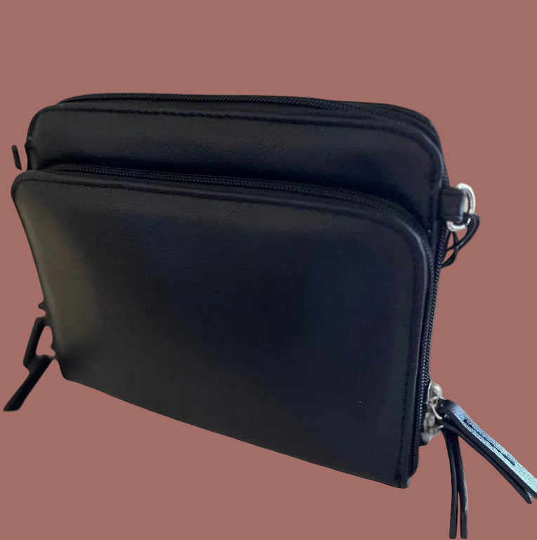 La Diva - Small Marble Print Handbag