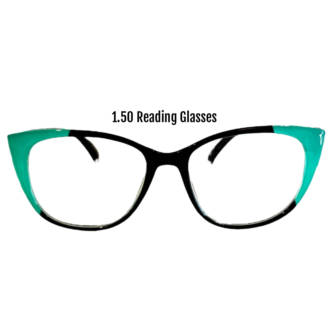 A.J Morgan - Two-Toned Cat-Eye Reading Glasses