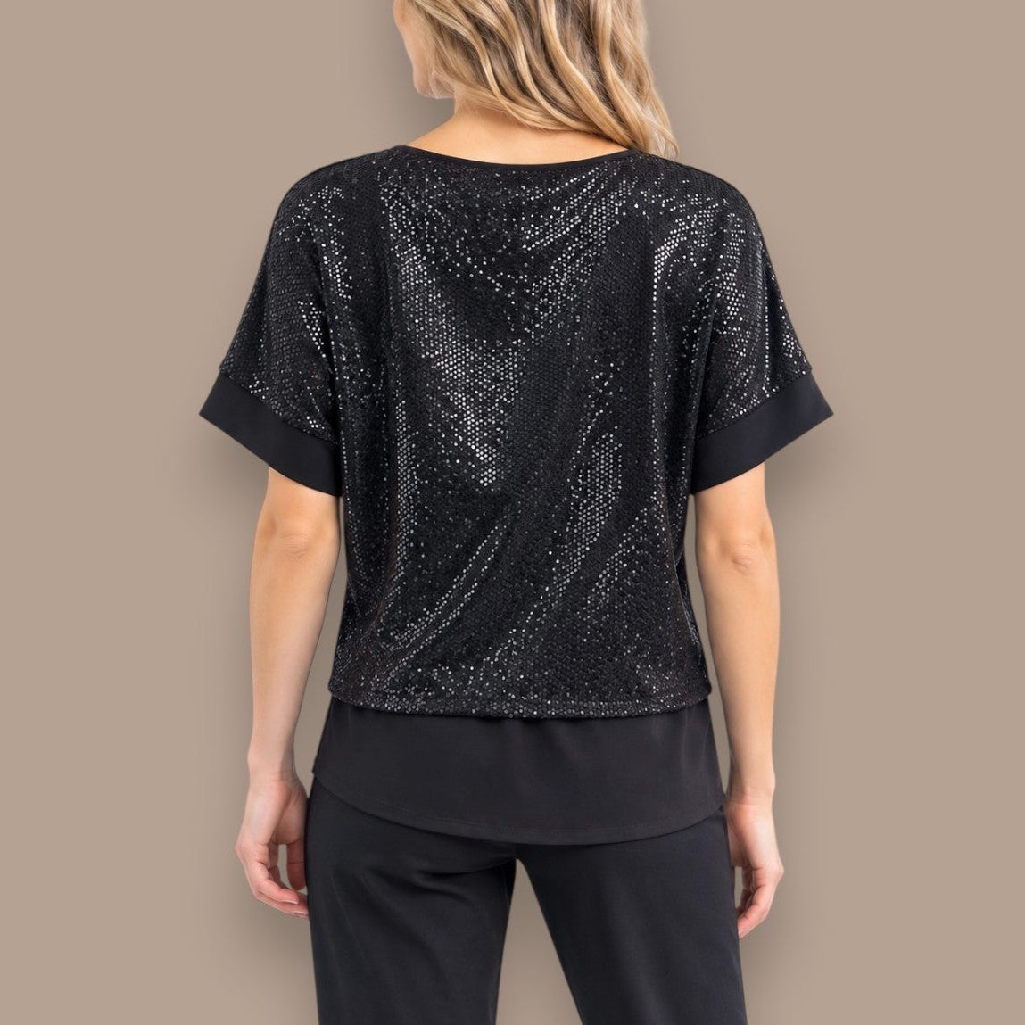Soft Works - Midnight Sparkle Layered Top