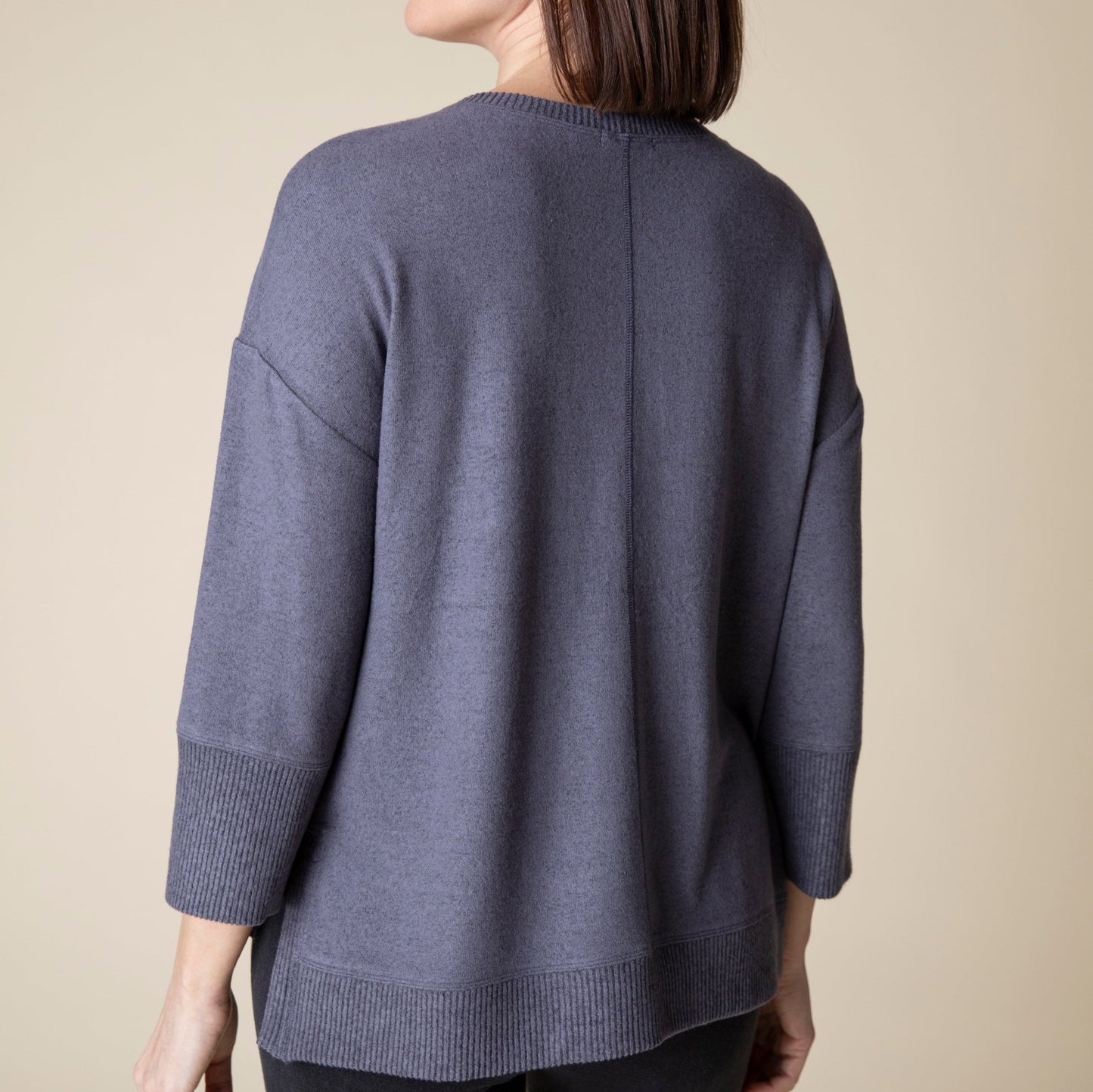 Habitat - 3/4 Sleeve Fleece Pullover Top