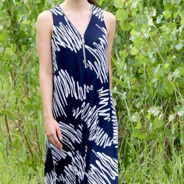 Compli K - Patterned Sleeveless Maxi Dress