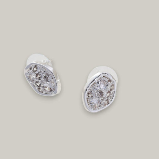 Merx - Crystal Glow Stud Earrings