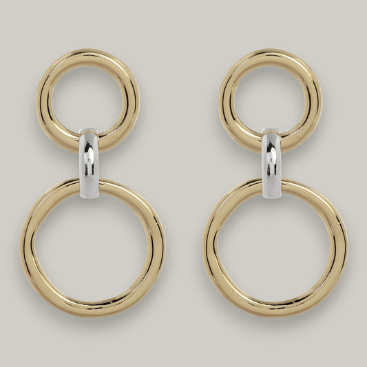 Merx - Double Ring Earrings