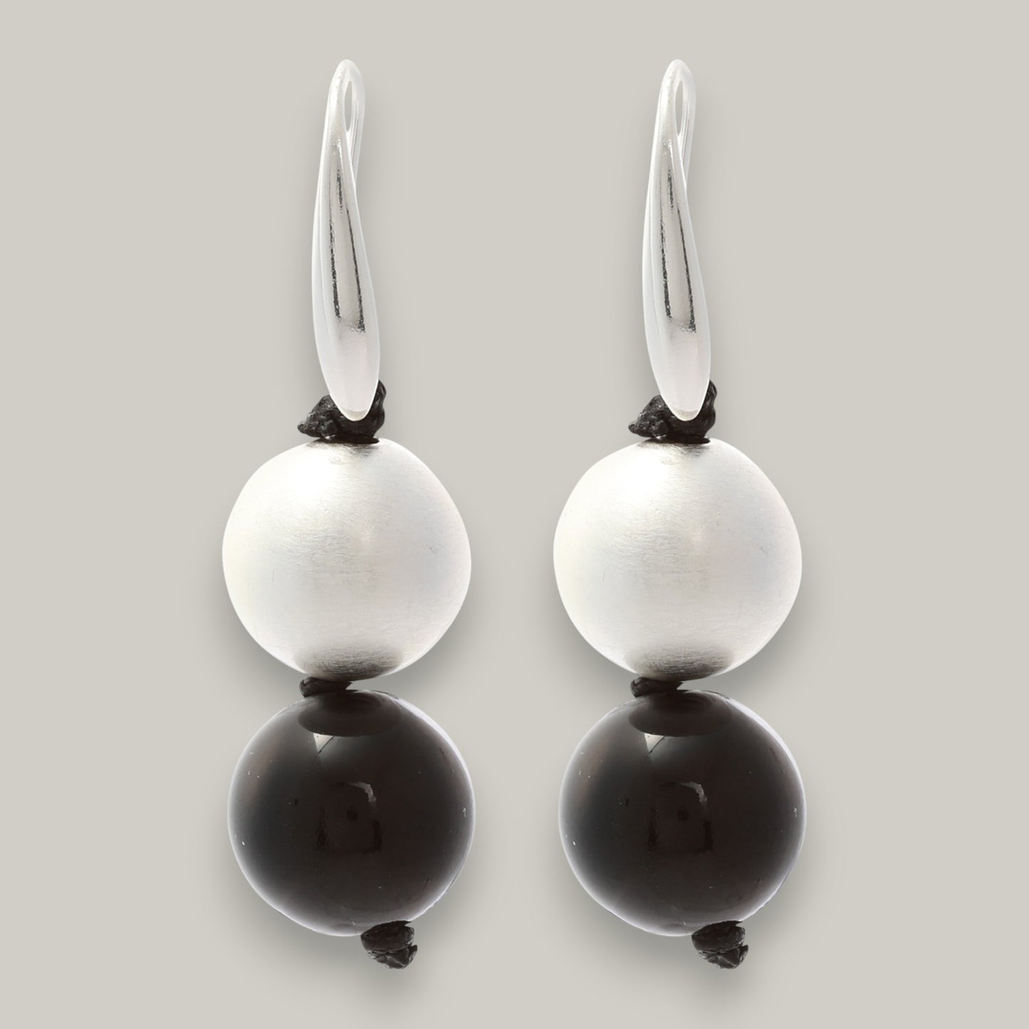 Merx - Double Sphere Drop Earrings