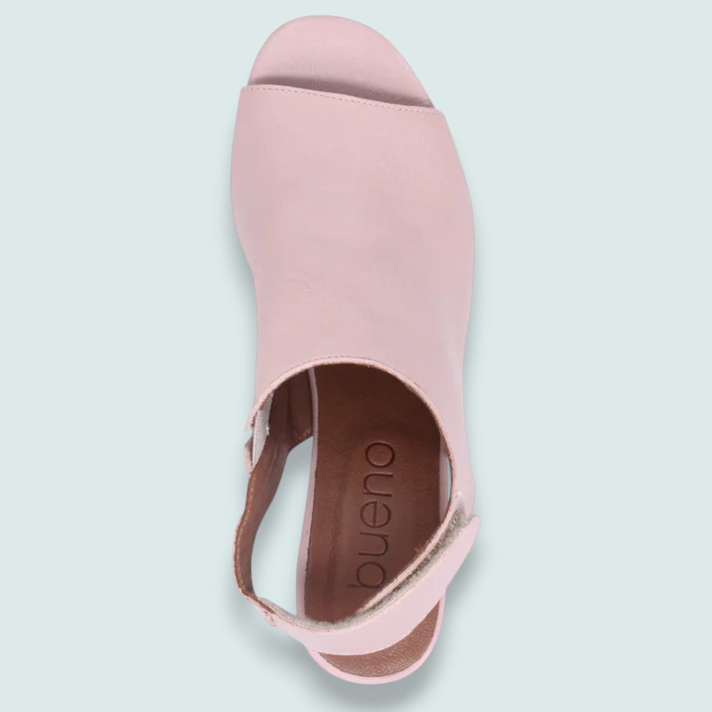Bueno - Dusty Mauve Peep-Toe Block Heel