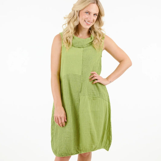 Shannon Passero - Sleeveless Dress With Cowl Neck