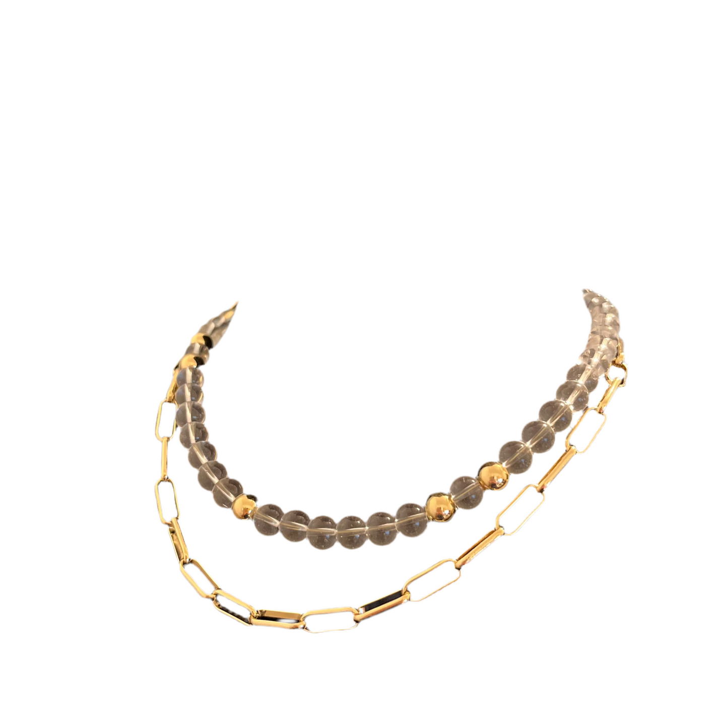 Merx - Double Necklace With Beads