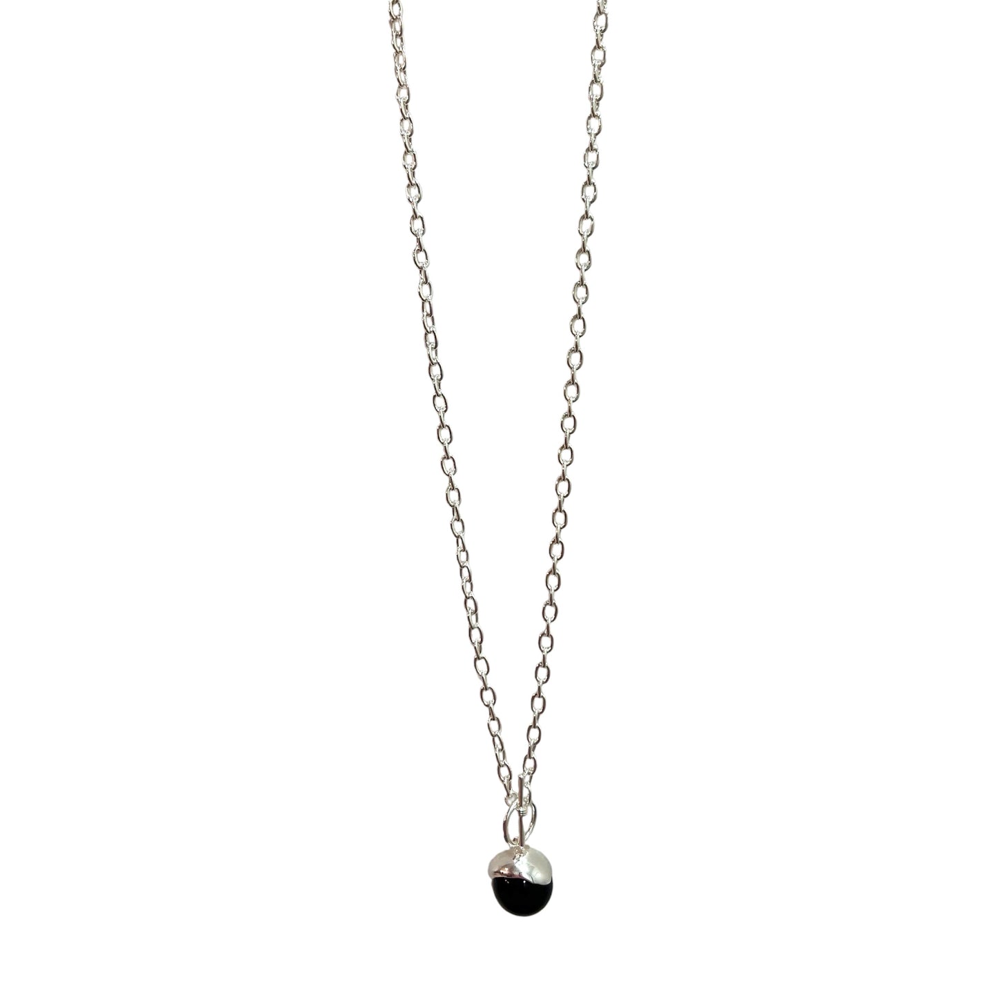 Merx - Black Sphere Necklace