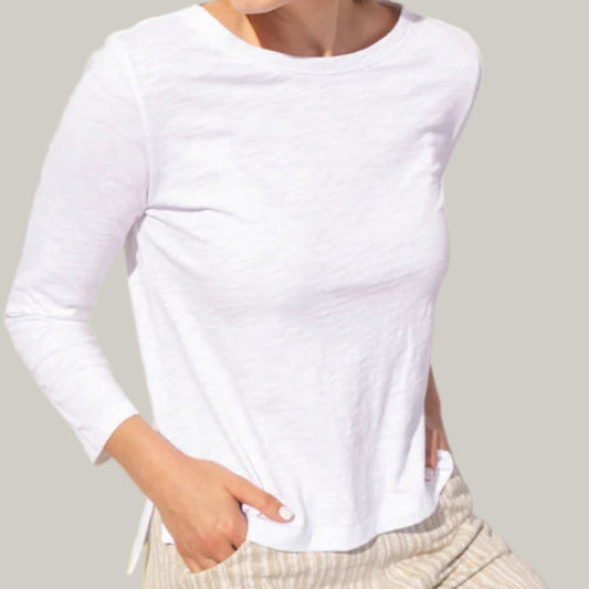Escape - Textured Peruvian Cotton Every Body Top