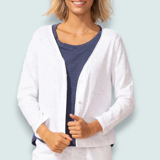 Escape - Classic Button-Up Cardigan