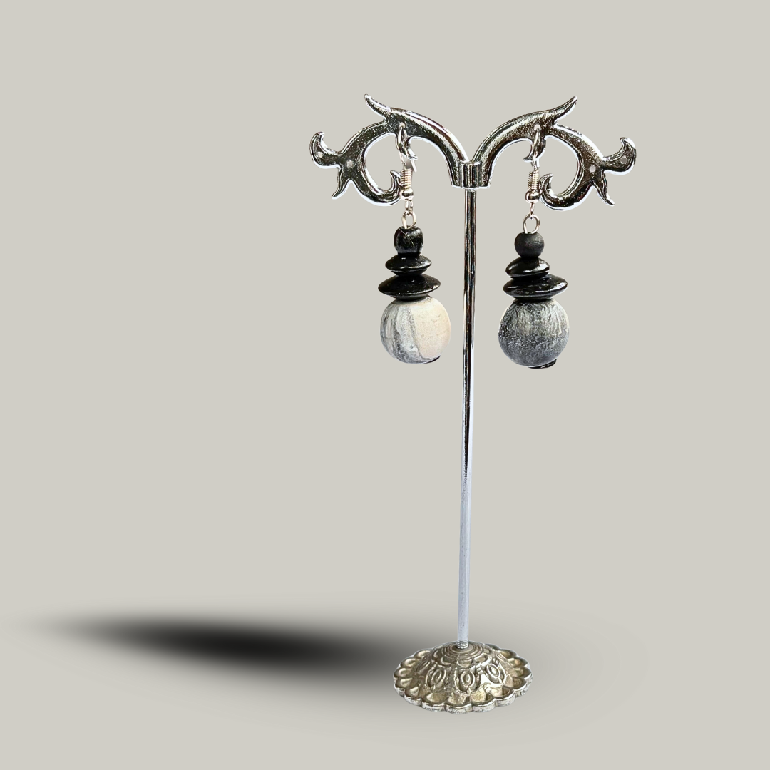Suzie Blue - Dangly Beaded Earrings