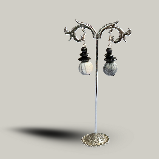 Suzie Blue - Dangly Beaded Earrings