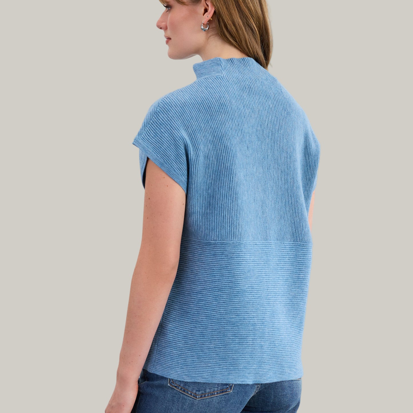 FDJ - Ottoman Cap Sweater Vest