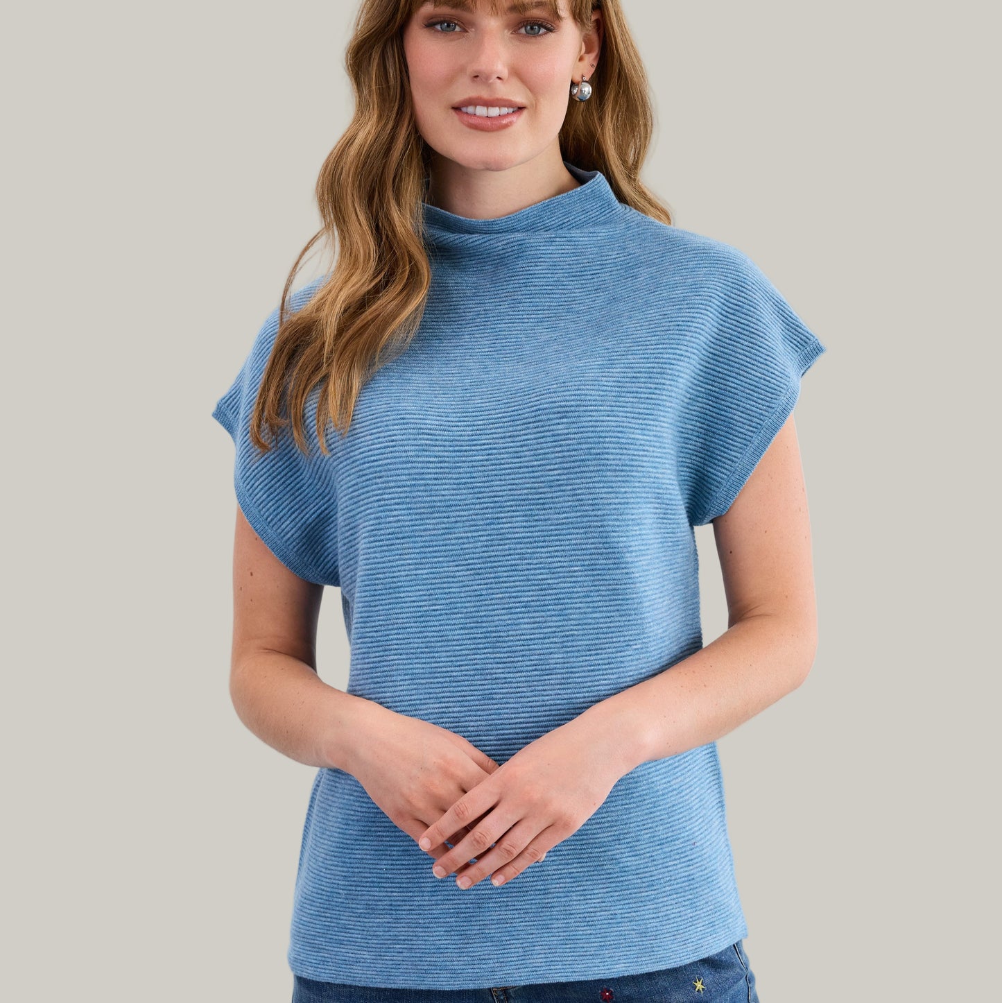FDJ - Ottoman Cap Sweater Vest