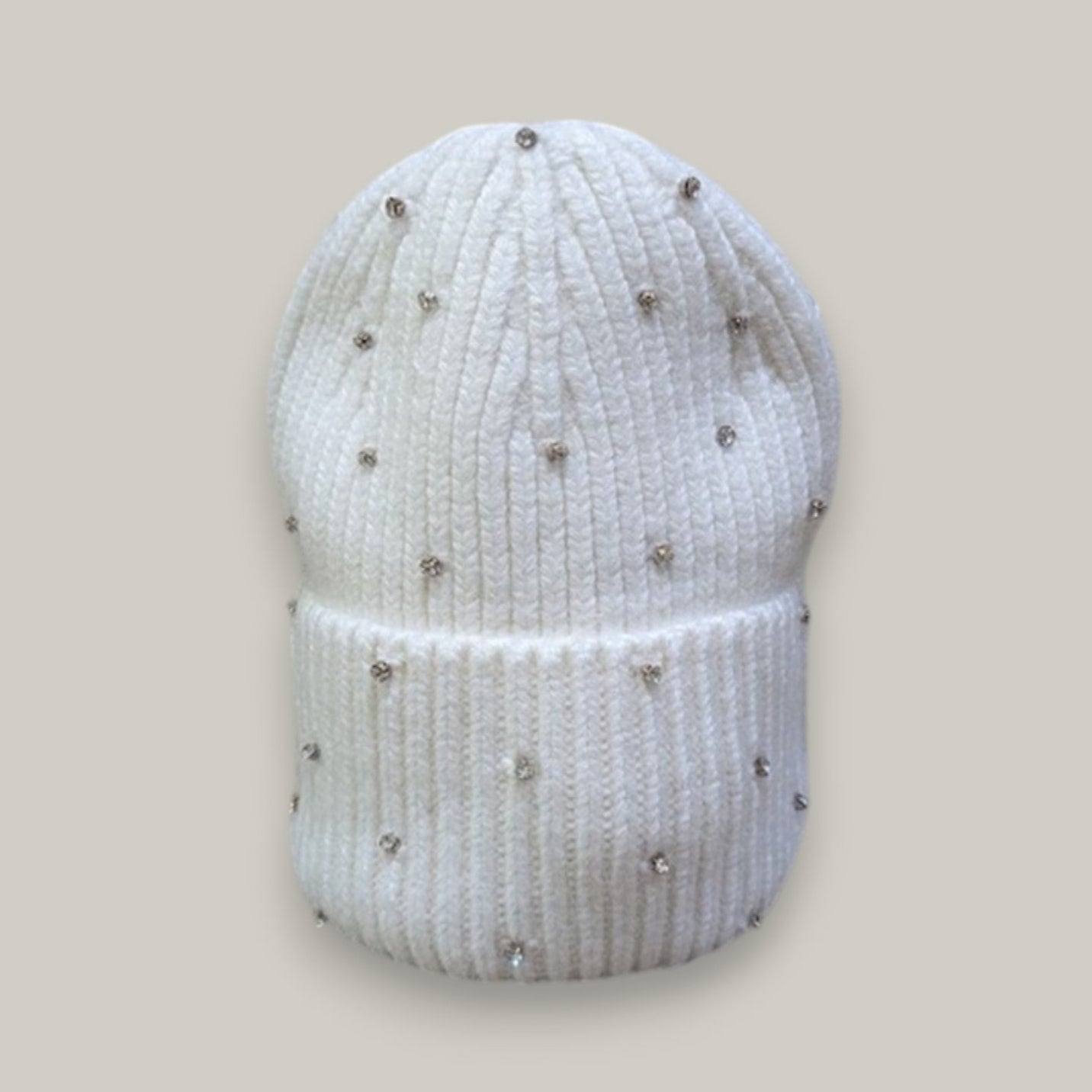 Miss Caprice - Knit Rhinestone Hat