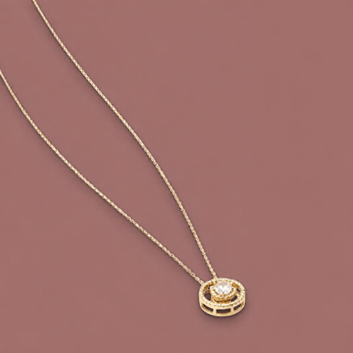 Audrey's - Halo Pendant Necklace