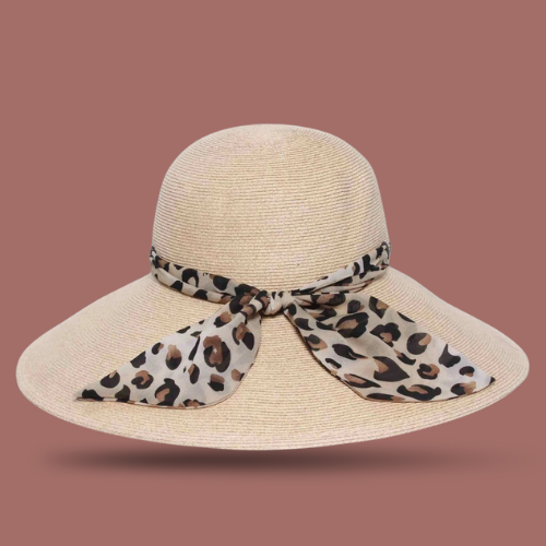 Loevenich - Large Bell Hat With Leopard Hatband