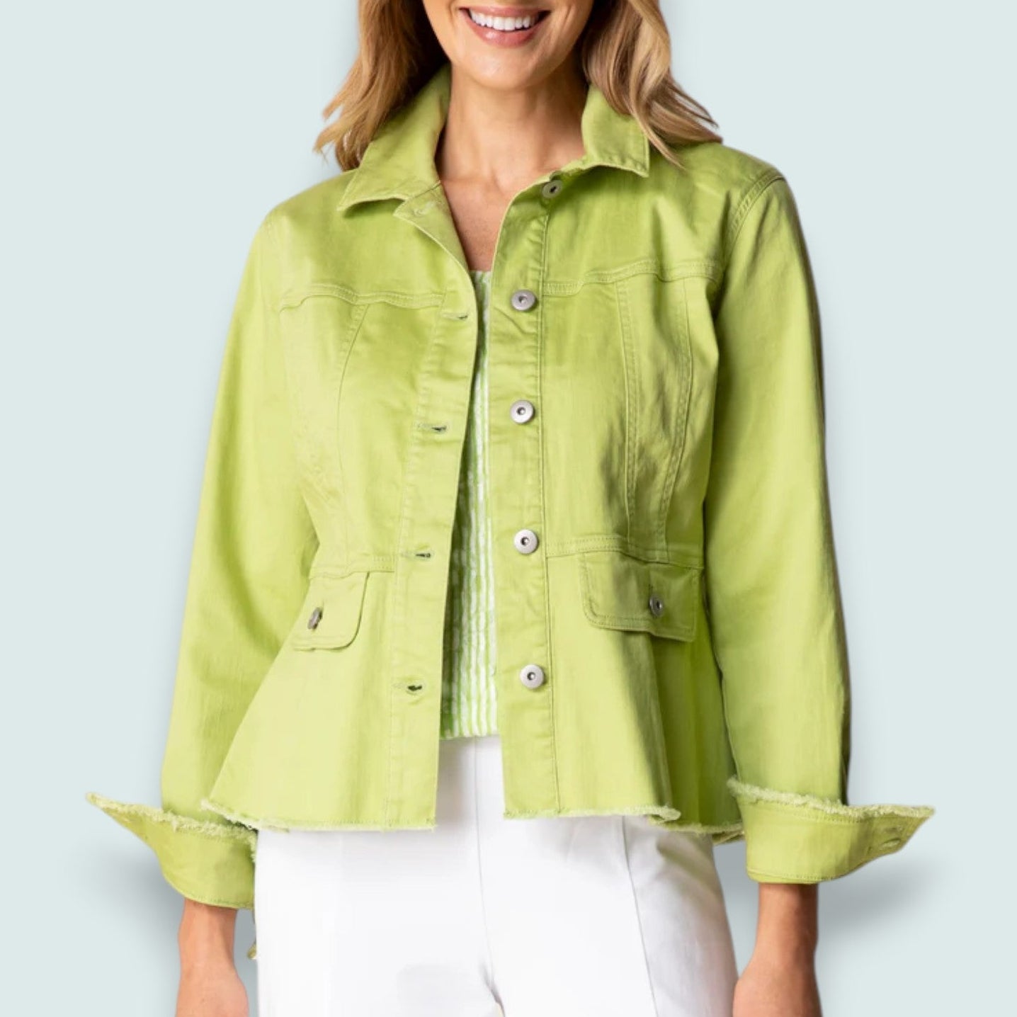 Habitat - Limewash Peplum Jacket