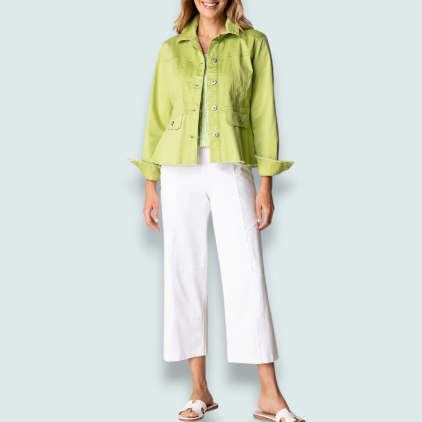 Habitat - Limewash Peplum Jacket