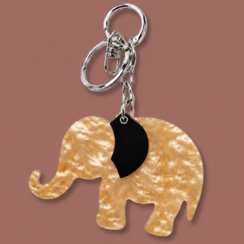 Caracol - Elephant Mirror Keychain