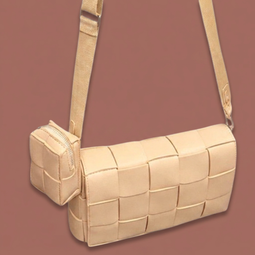 Inzi - Modern Weave Crossbody Bag