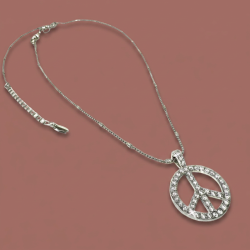 Jacqueline Kent - Crystal Peace Pendant Necklace