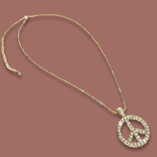 Jacqueline Kent - Crystal Peace Pendant Necklace