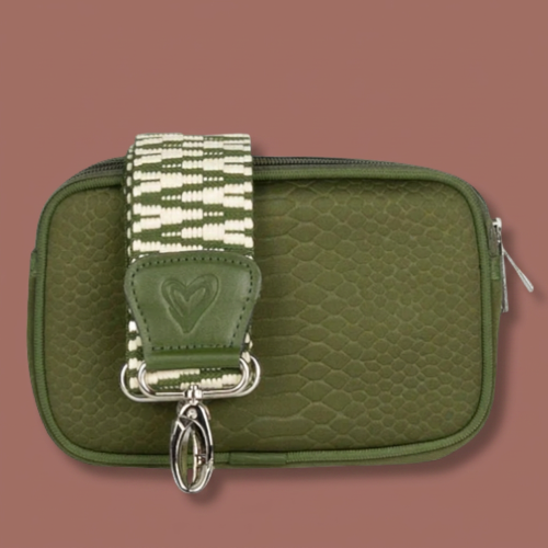 Audrey's - Dual Zipper Belt/Crossbody Bag
