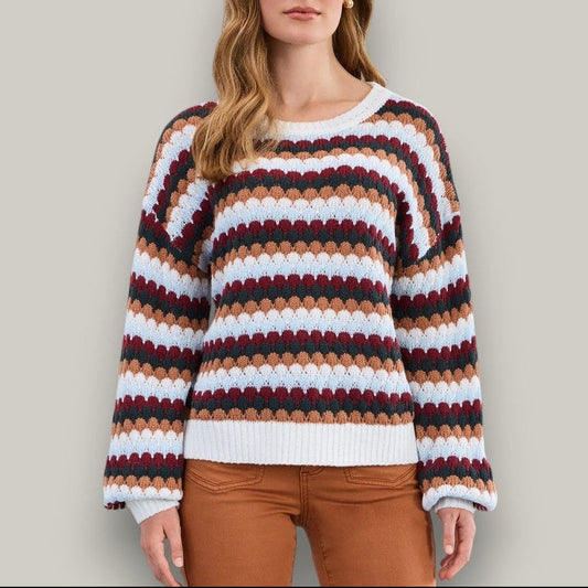 FDJ - Autumn Stripe Knit Pullover