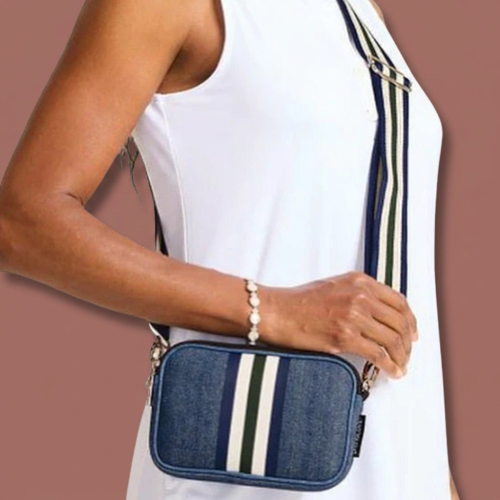 Audrey's - Dual Zipper Belt/Crossbody Bag