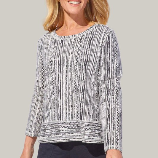 Escape - Peruvian Cotton Woodblock Easy Top