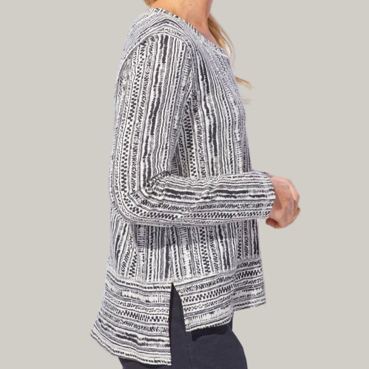 Escape - Peruvian Cotton Woodblock Easy Top