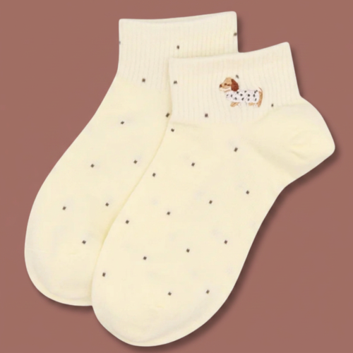 Audrey's - Dachshund Dot Ankle Socks