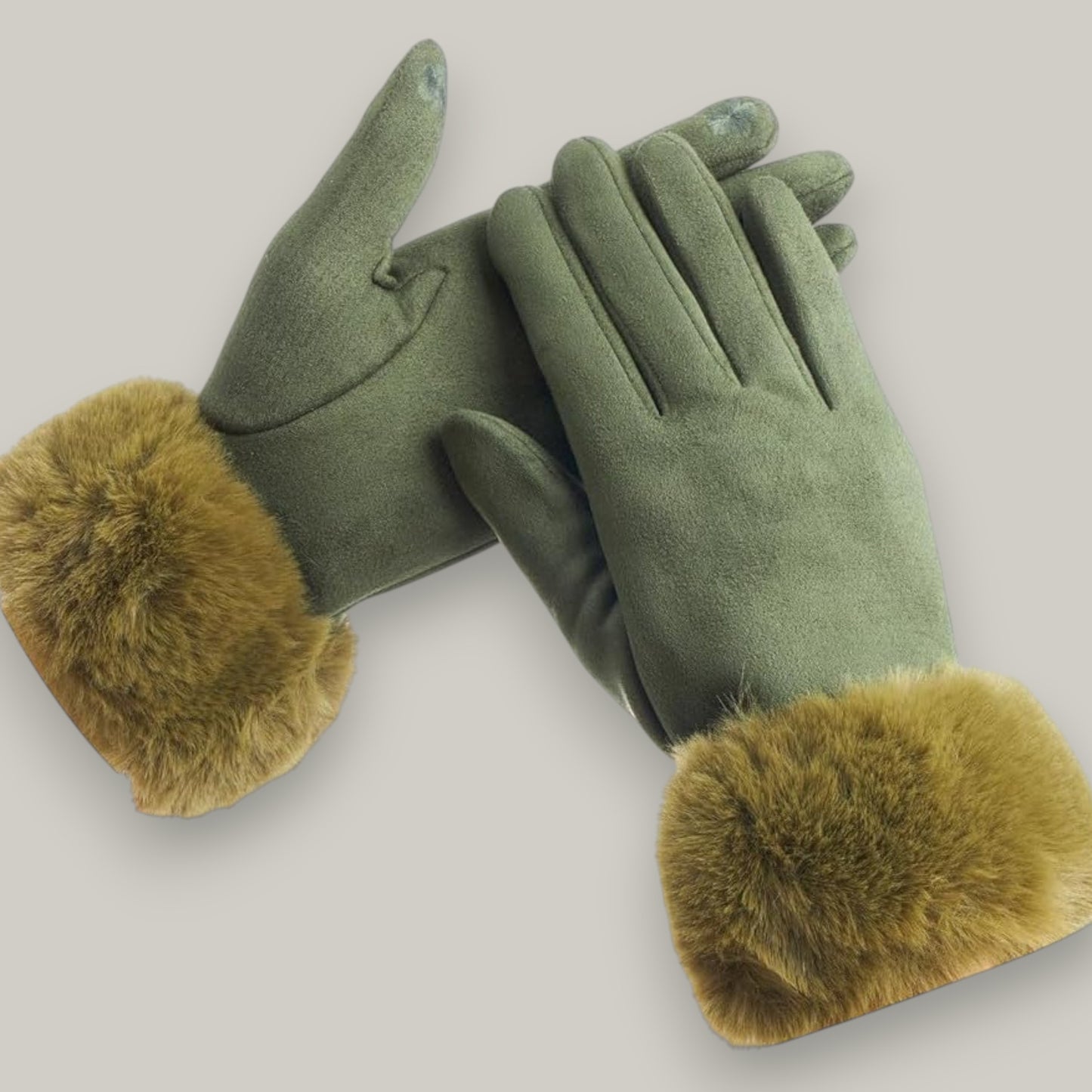 Belle Dame - Luxe Faux Suede Gloves