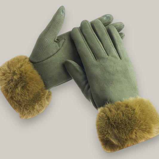 Belle Dame - Luxe Faux Suede Gloves