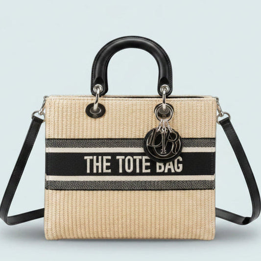 Audrey's - Woven Stripe Tote Crossbody
