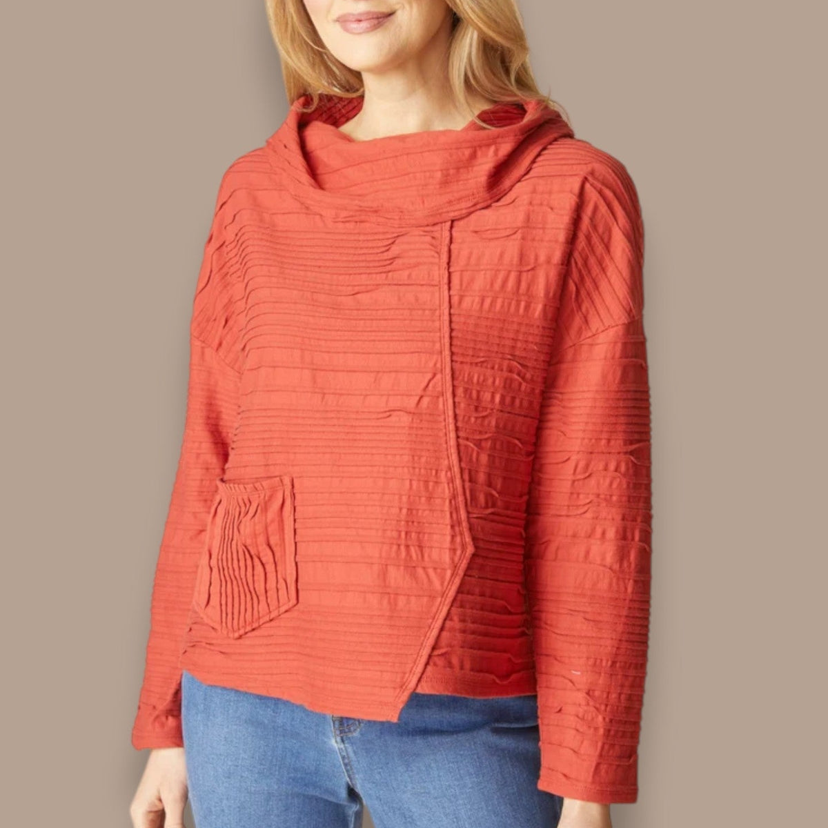 Habitat - Ripple Effect Cowl Pullover