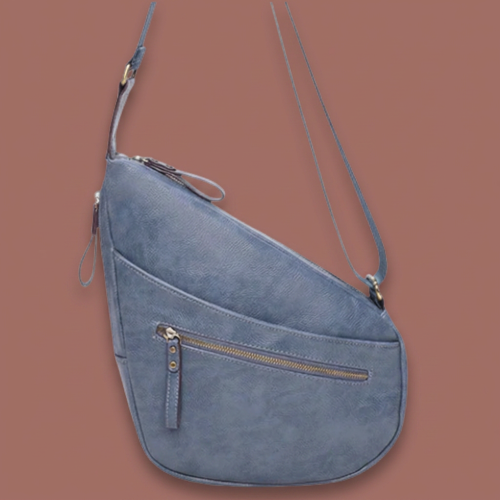Audrey's - Diagonal Zip Crossbody Bag