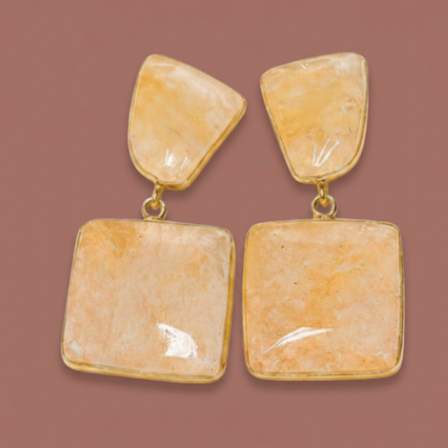 Audrey's - Geometric Statement Earrings
