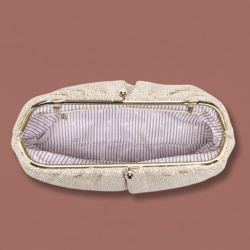 Louenhide - Goldie Raffia Clutch