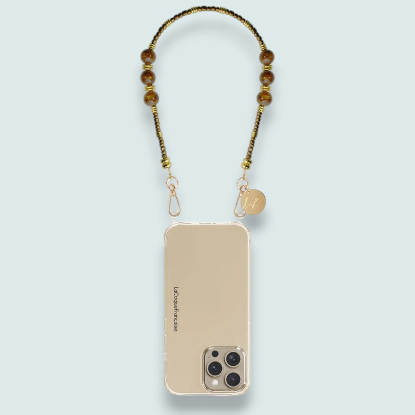 La Coque Française - Iris Bronze Phone Wristlet