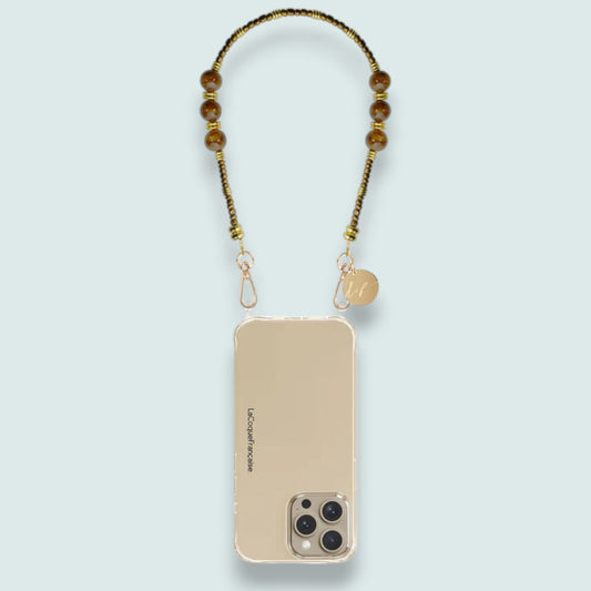 La Coque Française - Iris Bronze Phone Wristlet