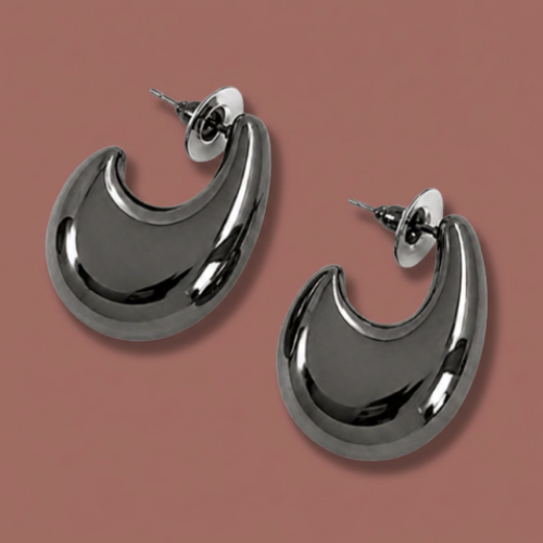 Audrey's - Midnight Dome Statement Earrings