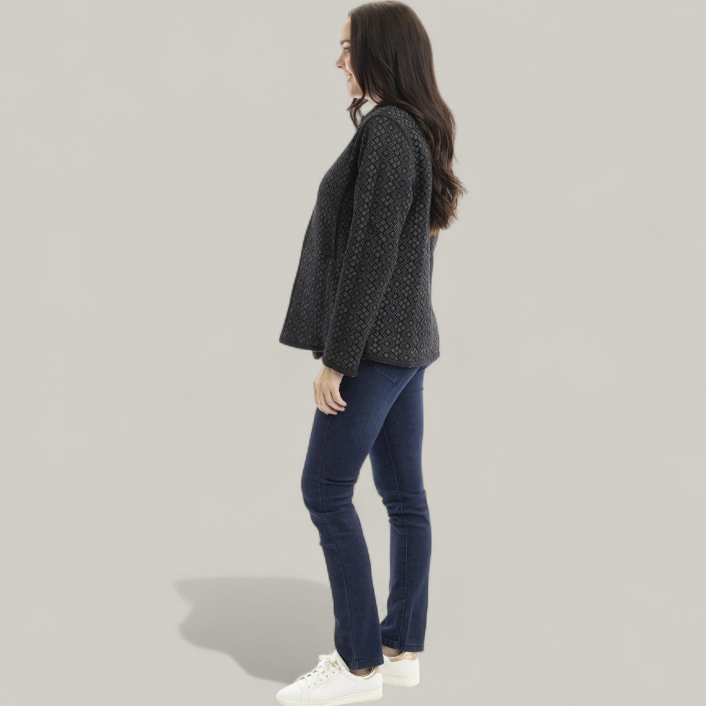 Orientique - Reversible Abstract Jacket