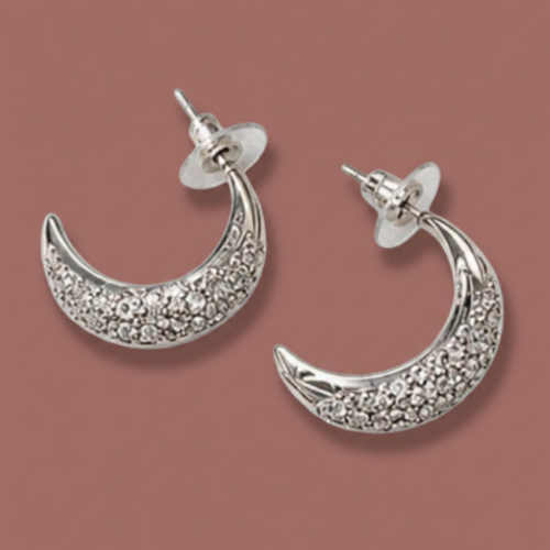 Audrey's - Luna Sparkle Hoop Earrings